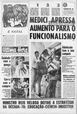 Última Hora [jornal]. Rio de Janeiro-RJ, 24 dez. 1969 [ed. vespertina].
