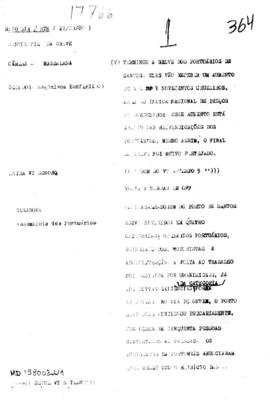 TV Tupi [emissora]. Meio Dia [programa]. Roteiro [televisivo], 22 mar. 1980.