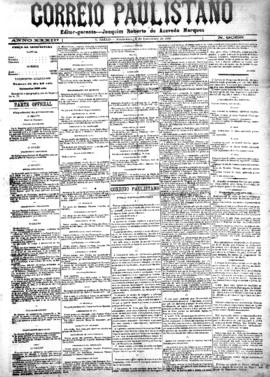 Correio paulistano [jornal], [s/n]. São Paulo-SP, 05 nov. 1886.