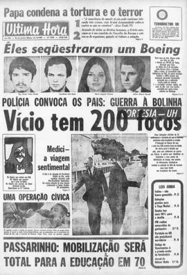 Última Hora [jornal]. Rio de Janeiro-RJ, 13 dez. 1969 [ed. vespertina].