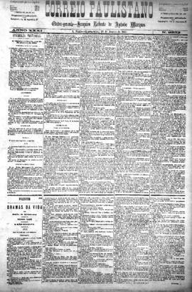 Correio paulistano [jornal], [s/n]. São Paulo-SP, 28 jan. 1885.