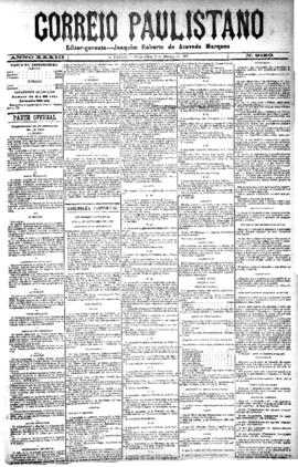 Correio paulistano [jornal], [s/n]. São Paulo-SP, 08 mar. 1887.