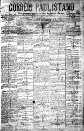 Correio paulistano [jornal], [s/n]. São Paulo-SP, 11 jan. 1887.