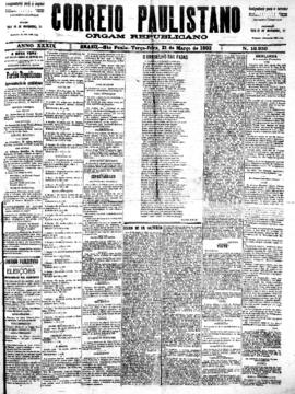 Correio paulistano [jornal], [s/n]. São Paulo-SP, 21 mar. 1893.