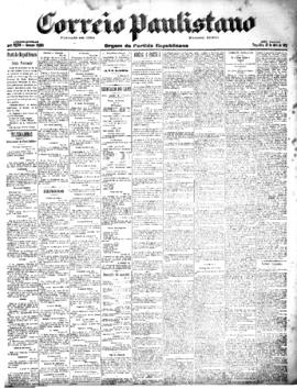 Correio paulistano [jornal], [s/n]. São Paulo-SP, 29 abr. 1902.