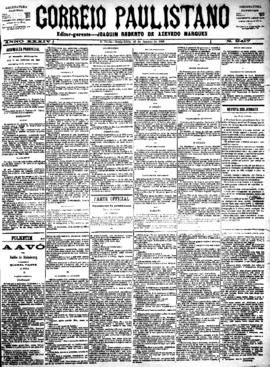 Correio paulistano [jornal], [s/n]. São Paulo-SP, 20 jan. 1888.