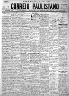 Correio paulistano [jornal], [s/n]. São Paulo-SP, 04 mai. 1890.
