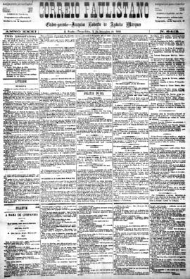 Correio paulistano [jornal], [s/n]. São Paulo-SP, 02 set. 1884.