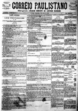 Correio paulistano [jornal], [s/n]. São Paulo-SP, 17 jul. 1888.