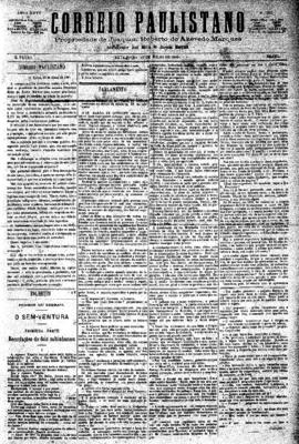 Correio paulistano [jornal], [s/n]. São Paulo-SP, 23 jul. 1880.