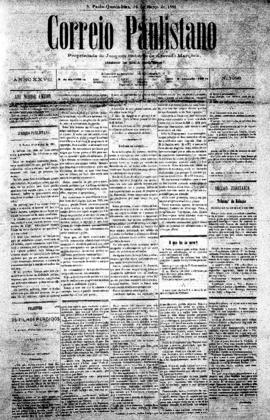 Correio paulistano [jornal], [s/n]. São Paulo-SP, 16 mar. 1881.