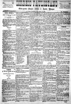 Correio paulistano [jornal], [s/n]. São Paulo-SP, 09 ago. 1885.