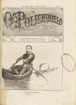 O Polichinello [jornal], a. 1, n. 15. São Paulo-SP, 23 jul. 1876.