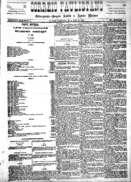 Correio paulistano [jornal], [s/n]. São Paulo-SP, 15 jul. 1886.