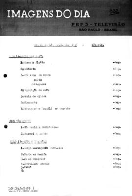 TV Tupi [emissora]. Diário de São Paulo na T.V. [programa]. Roteiro [televisivo], 27 ago. 1962.