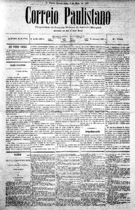 Correio paulistano [jornal], [s/n]. São Paulo-SP, 04 mai. 1881.