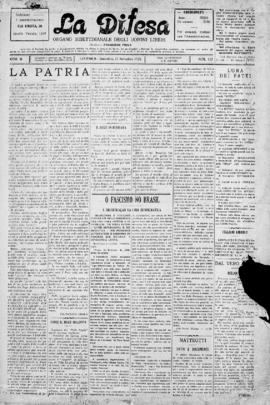 La Difesa [jornal], a. 3, n. 117. São Paulo-SP, 21 nov. 1926.