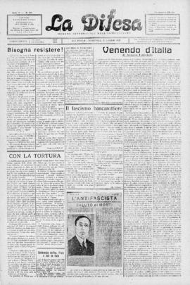 La Difesa [jornal], a. 4, n. 175. São Paulo-SP, 24 jul. 1927.
