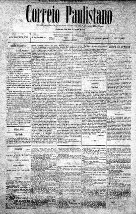 Correio paulistano [jornal], [s/n]. São Paulo-SP, 02 ago. 1881.