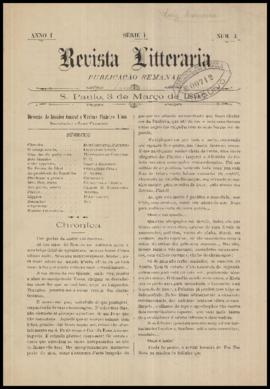 Revista litteraria [jornal], a. 1, n. 4. São Paulo-SP, 03 mar. 1895.