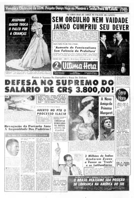Última Hora [jornal]. Rio de Janeiro-RJ, 26 jul. 1956 [ed. vespertina].