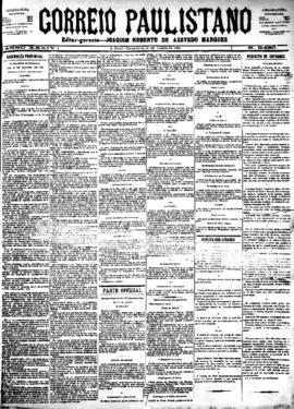 Correio paulistano [jornal], [s/n]. São Paulo-SP, 24 jan. 1888.