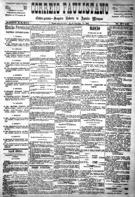 Correio paulistano [jornal], [s/n]. São Paulo-SP, 14 out. 1885.