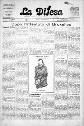 La Difesa [jornal], a. 6, n. 285. São Paulo-SP, 10 nov. 1929.