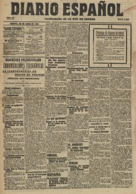 Voz de España, La. Diario Español [jornal], a. 15, n. 1546. São Paulo-SP, 28 abr. 1914.