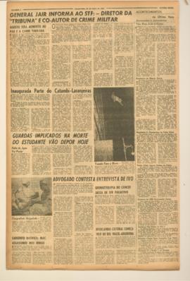 Última Hora [jornal]. Rio de Janeiro-RJ, 30 jul. 1963 [ed. regular].