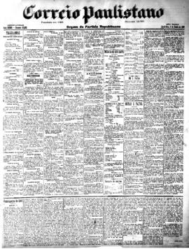 Correio paulistano [jornal], [s/n]. São Paulo-SP, 09 jan. 1902.