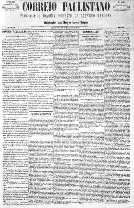 Correio paulistano [jornal], [s/n]. São Paulo-SP, 19 dez. 1878.