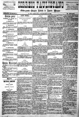 Correio paulistano [jornal], [s/n]. São Paulo-SP, 17 dez. 1885.