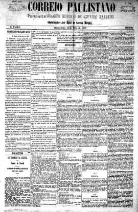 Correio paulistano [jornal], [s/n]. São Paulo-SP, 13 mai. 1880.