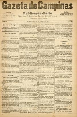 Gazeta de Campinas [jornal], a. 8, n. 1105. Campinas-SP, 15 ago. 1877.