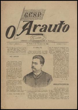 O Arauto [jornal], n. 1. São Paulo-SP, 08 out. 1896.