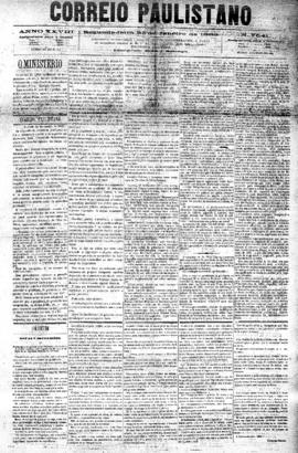 Correio paulistano [jornal], [s/n]. São Paulo-SP, 23 jan. 1882.