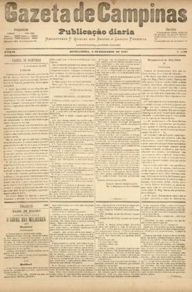 Gazeta de Campinas [jornal], a. 8, n. 1198. Campinas-SP, 06 dez. 1877.