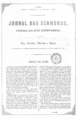 O Jornal das senhoras [jornal], a. 3, t. 6, [s/n]. Rio de Janeiro-RJ, 24 dez. 1854.