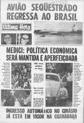Última Hora [jornal]. Rio de Janeiro-RJ, 10 out. 1969 [ed. vespertina].