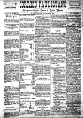 Correio paulistano [jornal], [s/n]. São Paulo-SP, 27 jan. 1886.