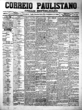 Correio paulistano [jornal], [s/n]. São Paulo-SP, 05 dez. 1894.