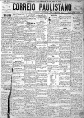 Correio paulistano [jornal], [s/n]. São Paulo-SP, 10 mai. 1890.