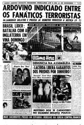 Última Hora [jornal]. Rio de Janeiro-RJ, 08 jun. 1962 [ed. matutina].