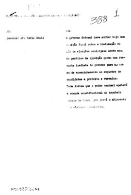 TV Tupi [emissora]. Meio Dia [programa]. Roteiro [televisivo], 24 mar. 1980.