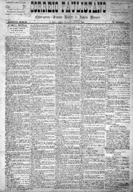 Correio paulistano [jornal], [s/n]. São Paulo-SP, 17 abr. 1884.