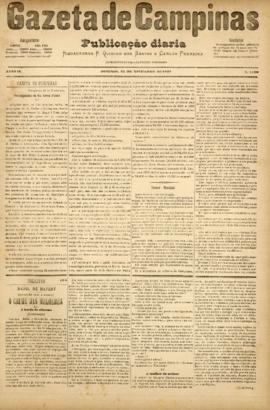 Gazeta de Campinas [jornal], a. 8, n. 1189. Campinas-SP, 25 nov. 1877.
