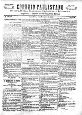 Correio paulistano [jornal], [s/n]. São Paulo-SP, 04 fev. 1876.