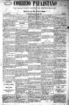 Correio paulistano [jornal], [s/n]. São Paulo-SP, 20 jun. 1880.