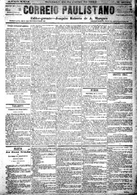 Correio paulistano [jornal], [s/n]. São Paulo-SP, 23 jun. 1883.